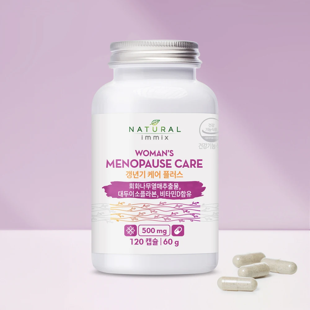 [Natural immix] Menopause Care Plus Plant-based estrogen 500mg x 120 capsules (for 2 months)