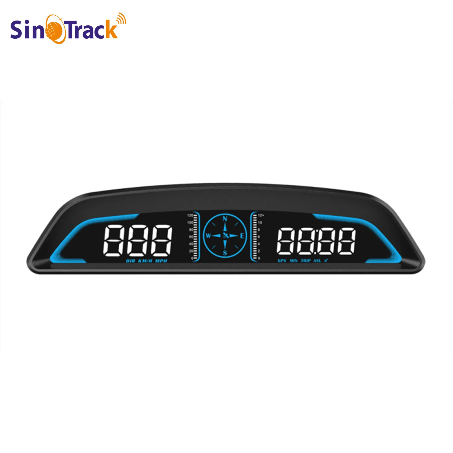 SinoTrack Car GPS HUD Heads Up Display Universal Digital Speedometer Driving Alert Overspeed Alarm Trip Meter for All Cars