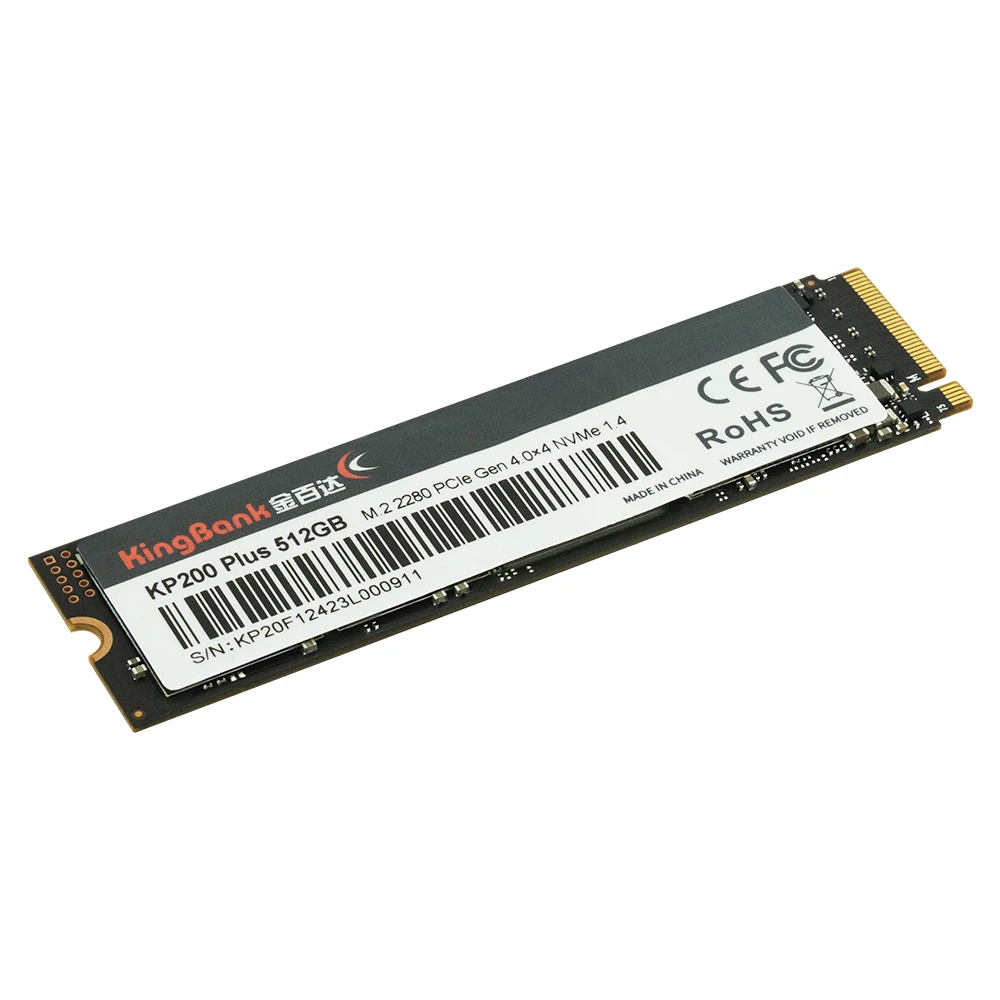 한성컴퓨터 KingBank KP200 Plus M.2 NVMe 512GB SSD