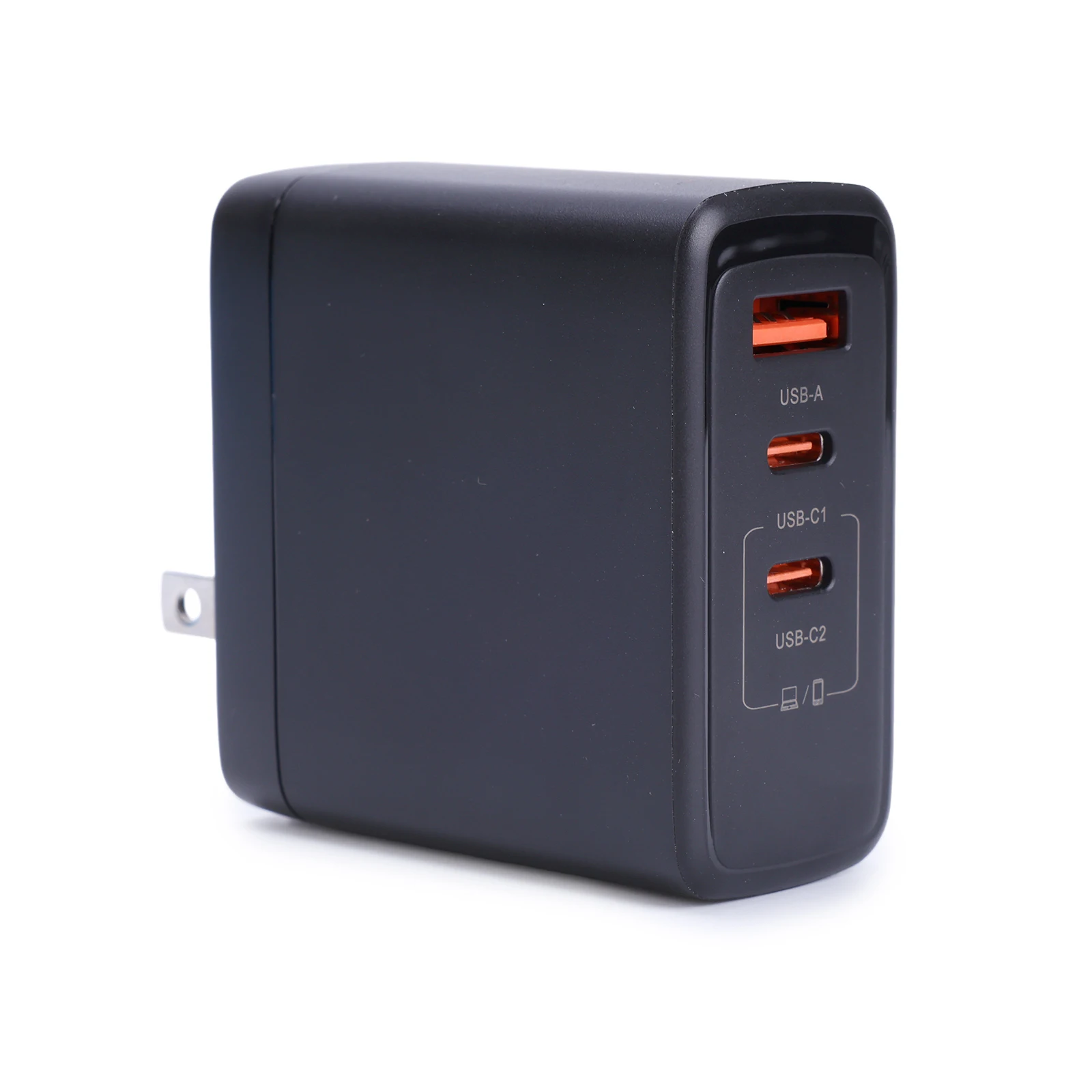 100 واط USB الجدار شاحن 3 في 1 GaN سريع PD 100 واط التوصيل محطة شحن متعددة ميناء للهاتف 16 برو/16/15 S24/S23 محول الطاقة