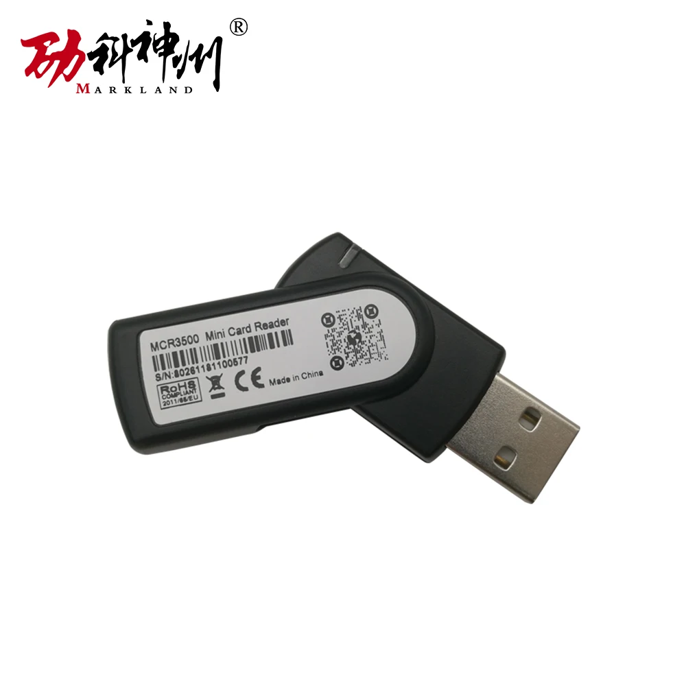 Sam/Sim/Usb-Stick Smart Kaartlezer MCR3500 Mini Kaartlezer Plug-In (Sim-sized) kaartlezer