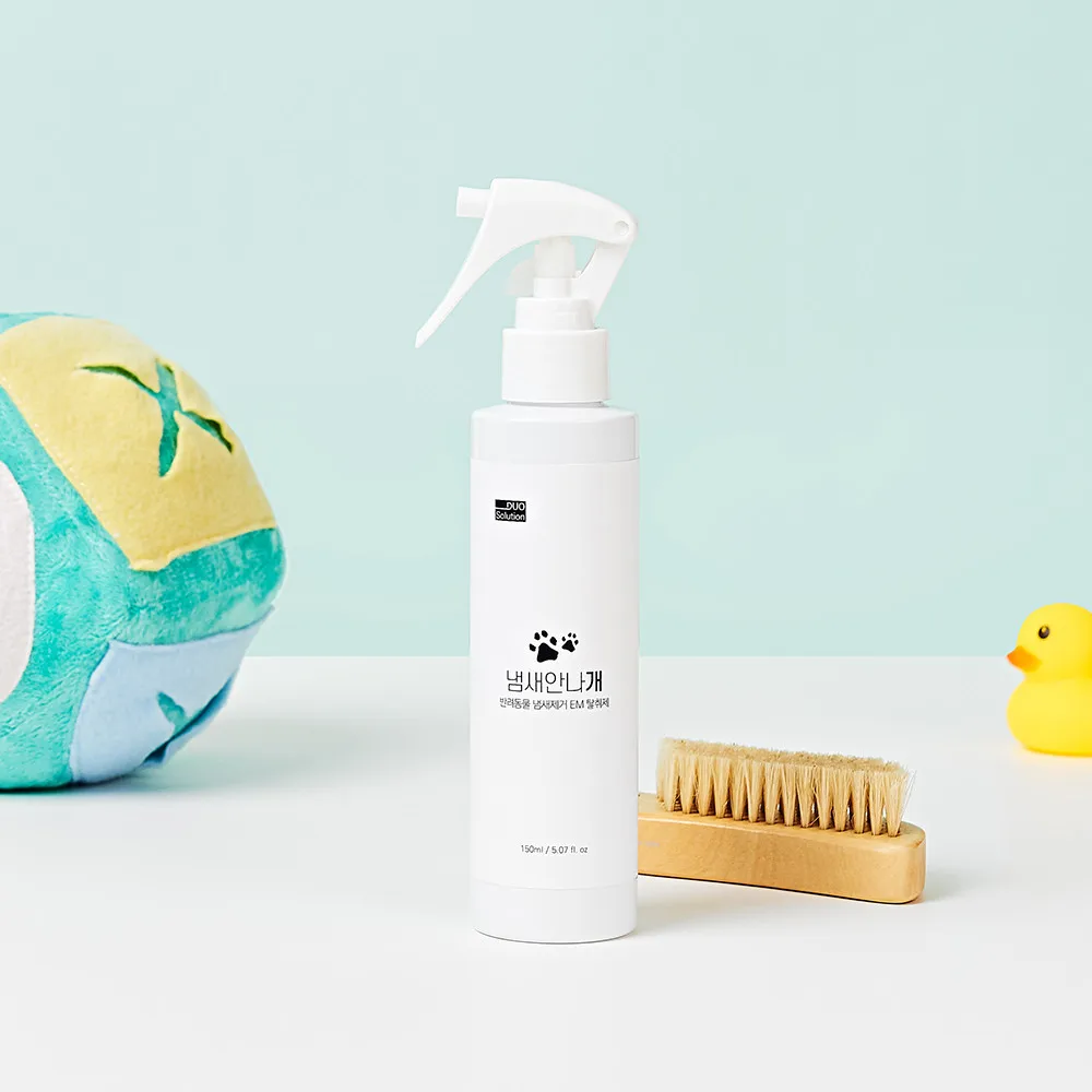 듀오솔루션 EM탈취제 냄새안나개 150ml(강아지 고양이 등 주변 냄새제거제/탈취제) 배변 오줌 암모니아 냄새 제거