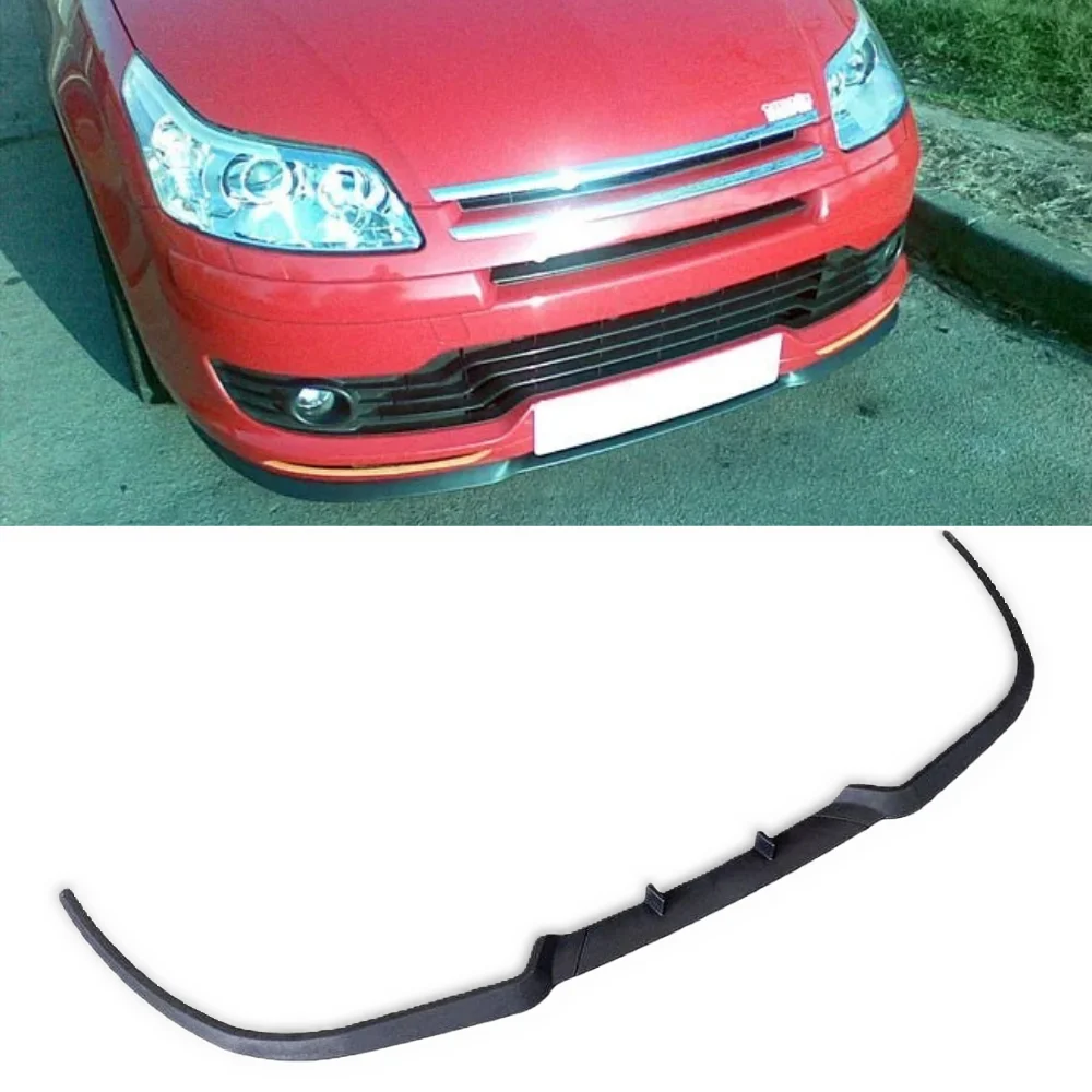 Front Bumper Lip For Cıtroen C4 CUPRA R Car Accessories Spoiler Flap Universal 3 Pcs Body Kit Exterior Parts Tuning