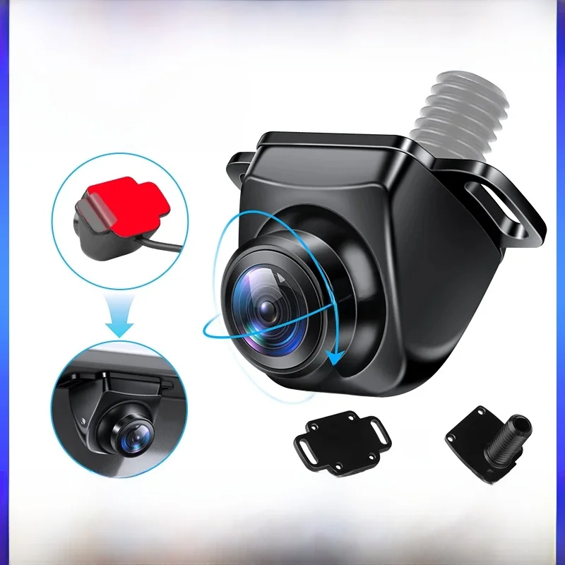 Develuck Ahd 1080P 170 Graden Achteruitkijkcamera Nachtzicht Fisheye Lens Achteruitrijcamera Ip68 Waterdichte Universele Parkeercamera - afbeelding 2