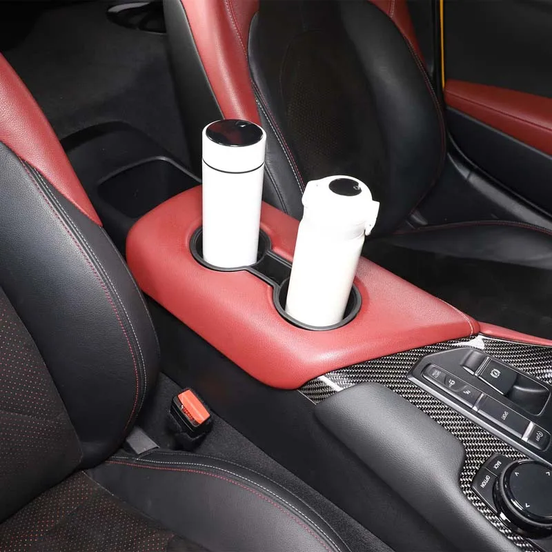 

Methoucar для Toyota GR Supra A90 19-25 силиконовый черный автомобильный центральный держатель для чашки защитный чехол аксессуары для интерьера автомобиля