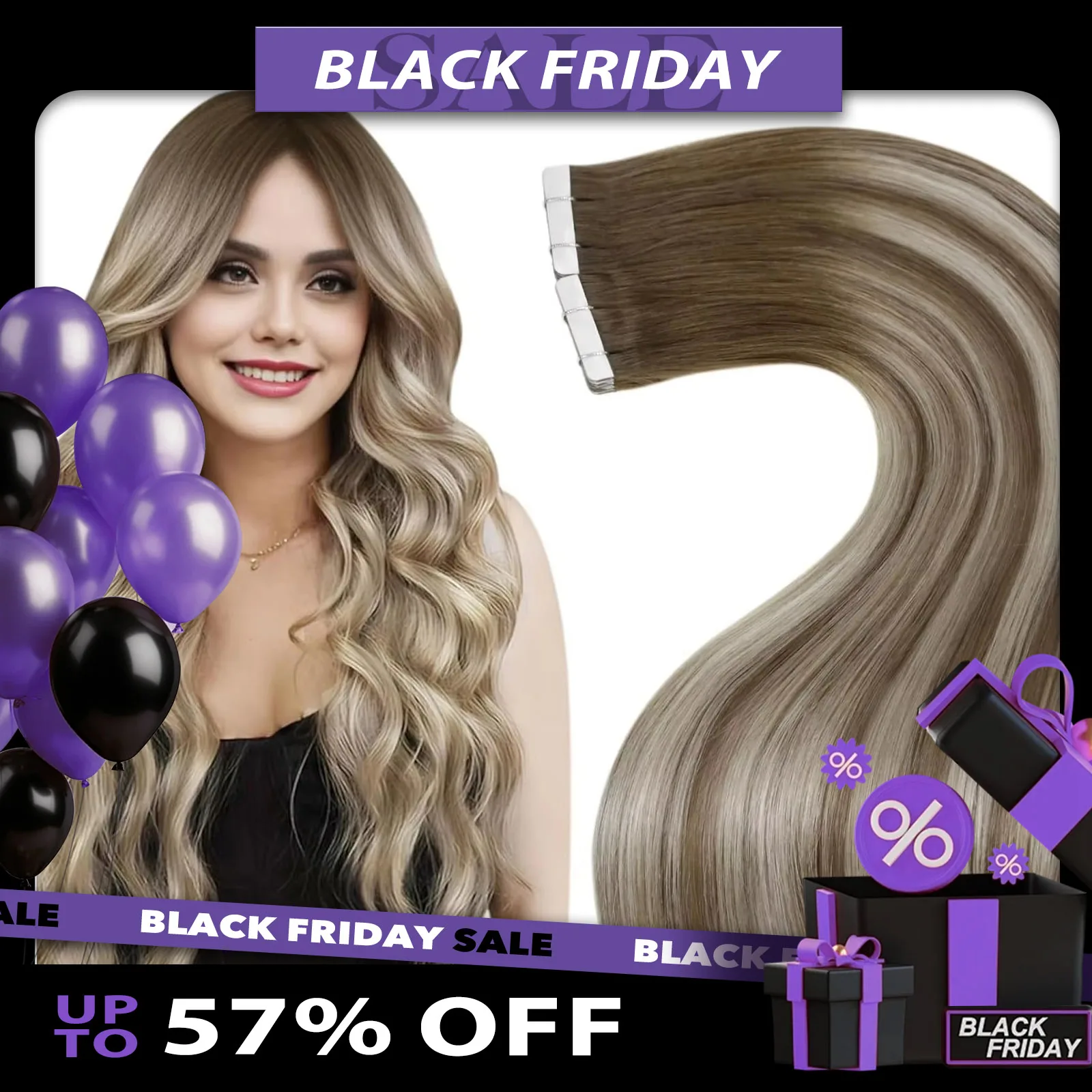 

Лента Laavoo в настоящих наращивании волос, натуральный прямой цвет балаяж, бразильские наращивания, 100% бразильская лента для человеческих волос в волосах