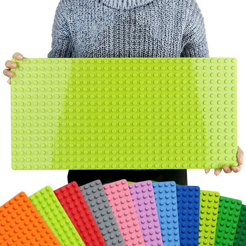 16*32 Dots DIY Grote Grondplaat Accessoires Bouwstenen Speelgoed, Compatibel Alle Merken, Grote Bouwstenen Bodemplaat Muur - afbeelding 2