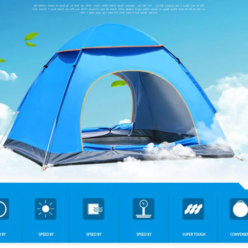 Camping outdoor one touch automatic pop-up tent 1 person shade tent camping climbing fishing