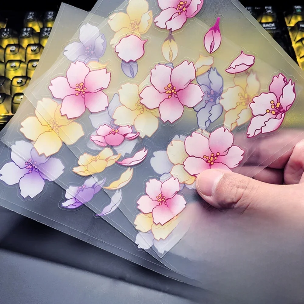 AliExpress NONE 11PCS JDM Sakura Road Bicycle Frame Stickers Top Tube Waterproof Flower DIY Decoration Accessories Bike Durable Vinyl Decals