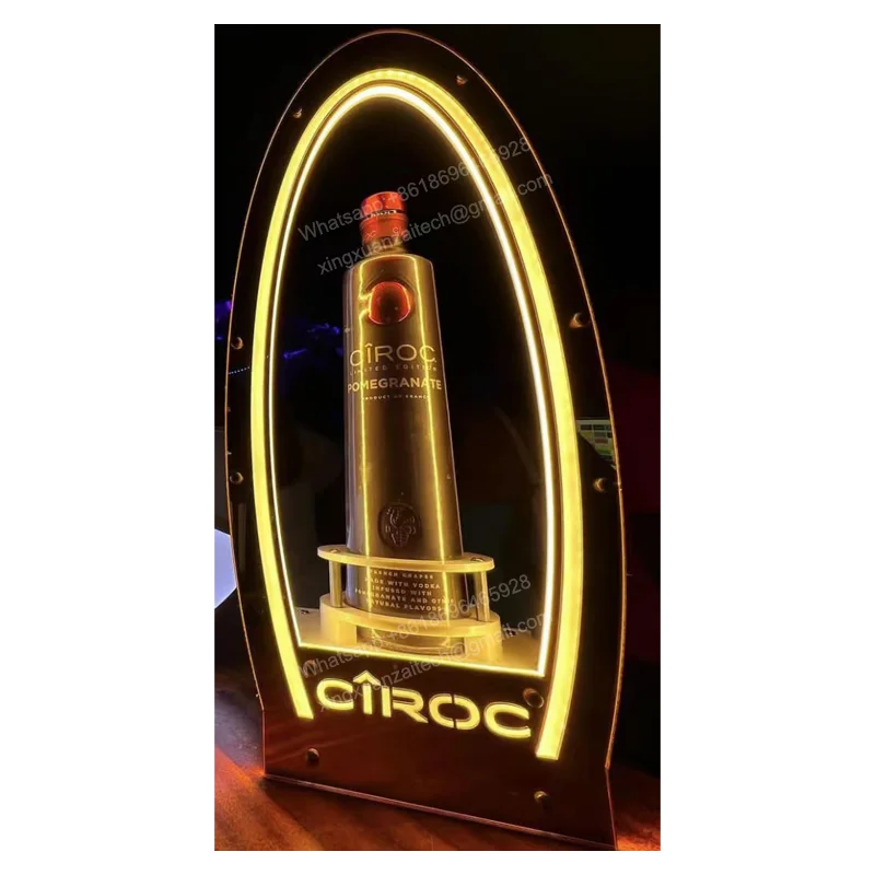 Prezenter butelka LED CIROC do klubu nocnego