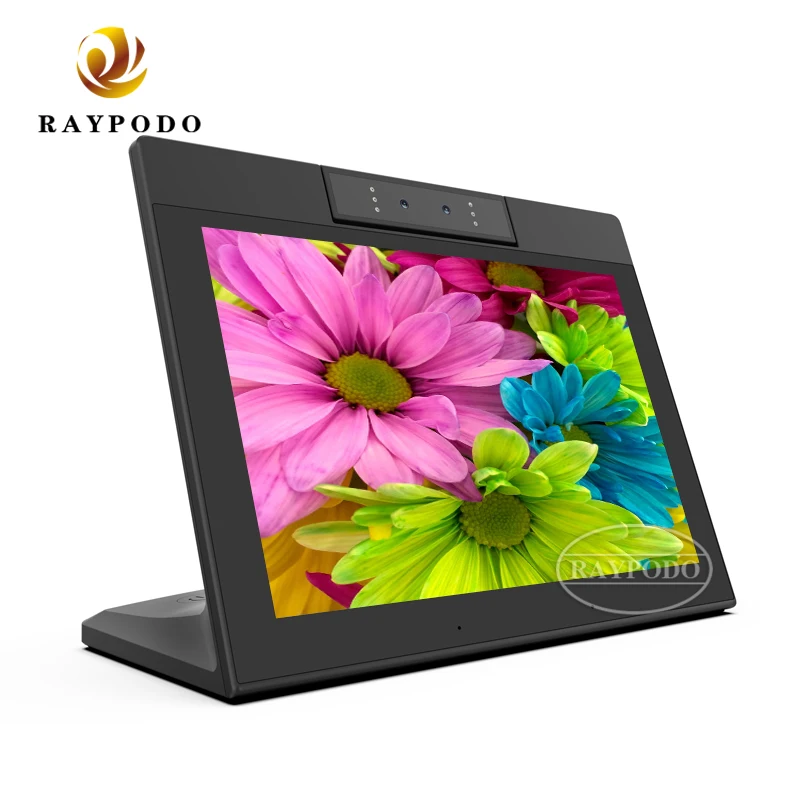 Raypodo 10.1 inch L Shape  RK3128 Andorid 6.0 Tablet PC with Rotating Camera for Meeting Room