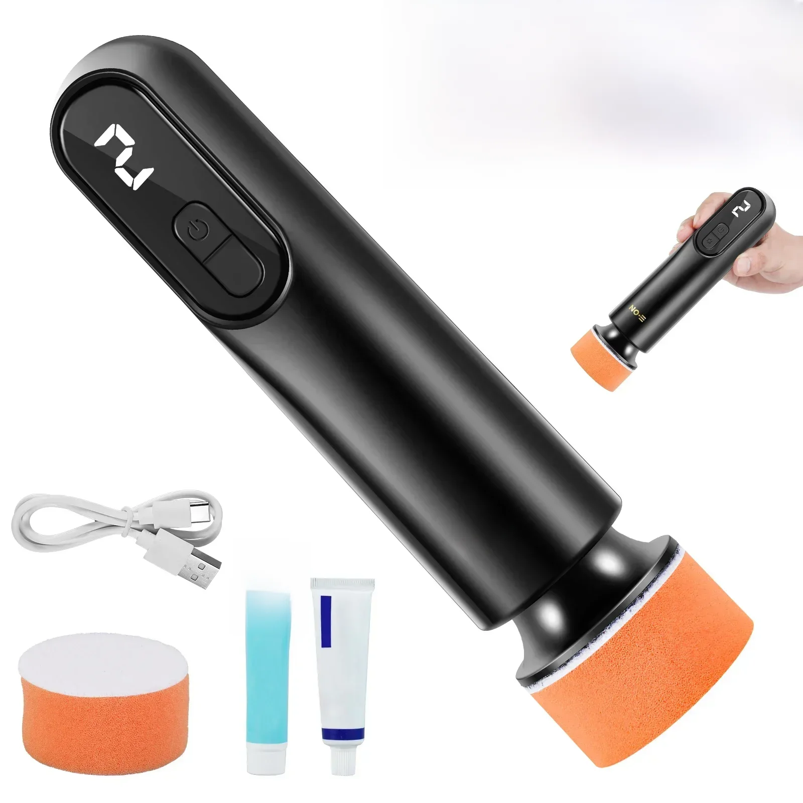 Car Polishing Machine Wireless Electric Polishing Sanding Wax Tool for vehicle Paint Scratch Repairing Tool Electric Car Buffer