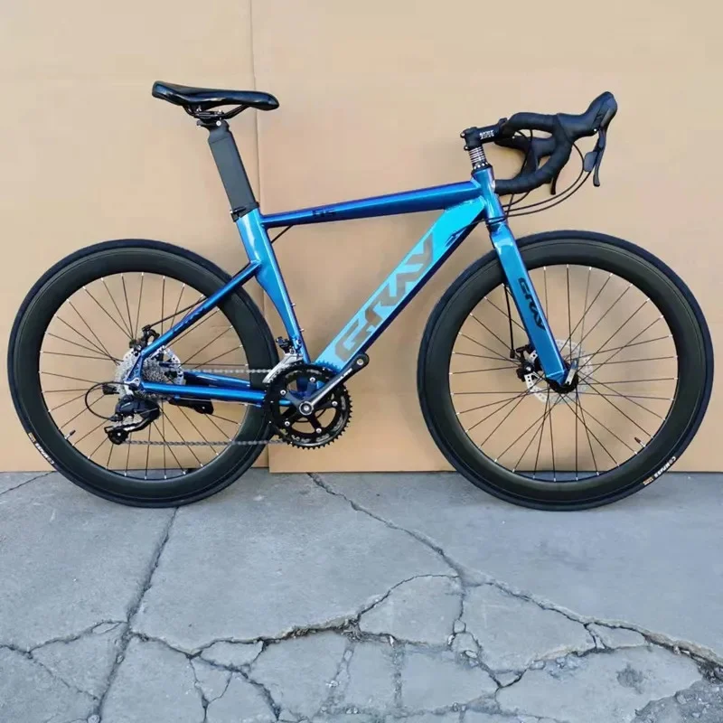 AliExpress NONE 22 Speed Road Bike Bicycle Wind Breaking Aluminum Alloy Frame Integrated Wheel Mountain Bikes Bend Handle Road Racing Bicycles