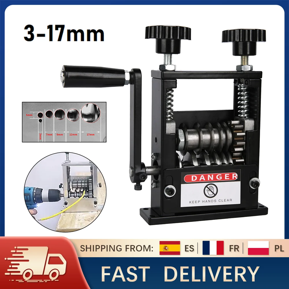 Dénudeur de fils manuel 3-17 mm, machine à dénuder les fils automatique portable, 6 canaux pour le recyclage des câbles en cuivre, utilisation avec perceuse électrique