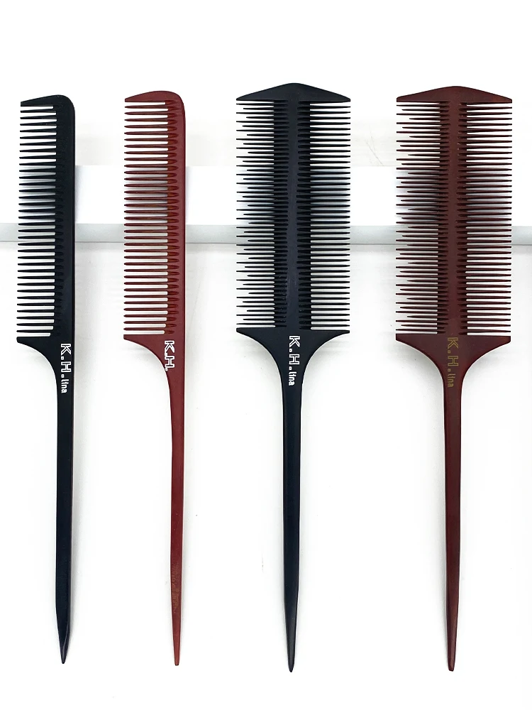 Professional Pointed Tail Wide Teeth Hair Styling Comb Anti-static Hair Dye Brush Rat Tail Combs Salon Tools Barber Accessories