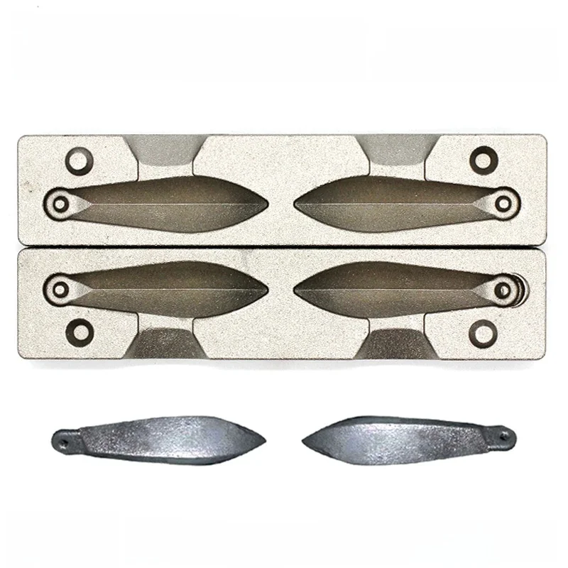 Dimatteo DIY Fishing Snapper Sinker Mold DMTSNSM/4oz Snapper Sinker 112g 2 wgłębienia — zdjęcie 2