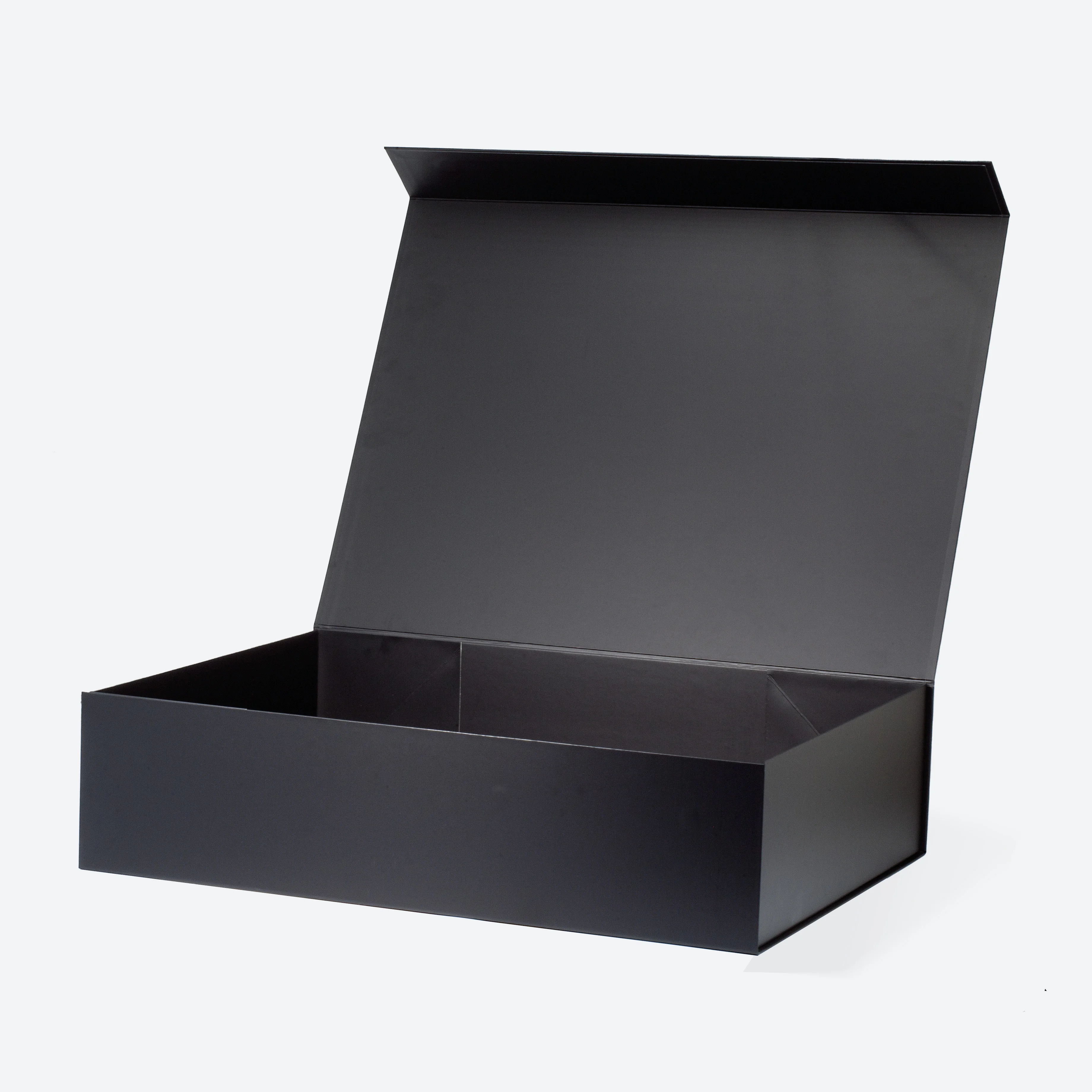 Boîte cadeau rigide magnétique de luxe pliable Geotobox XXL Medium 60x44x15.2cm / 58.4x42.9x14.7cm pour l'art, les robes