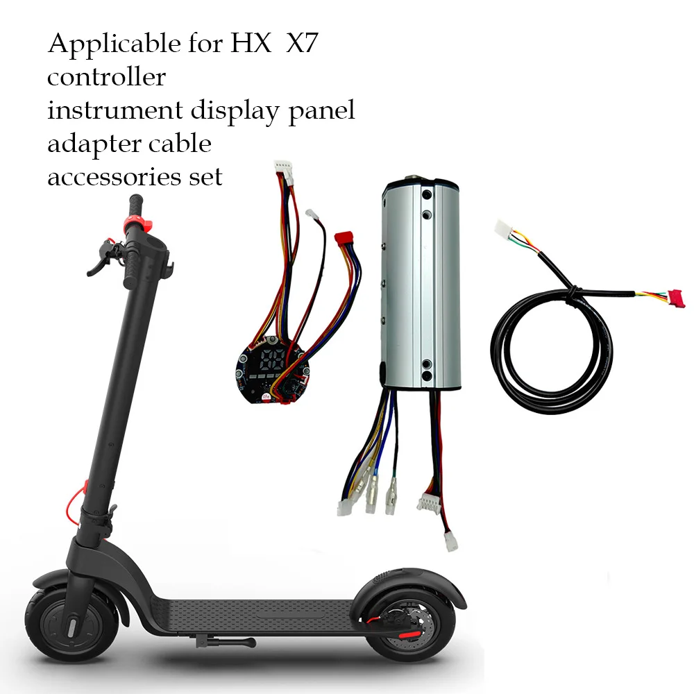 For HX X7/X8/X9 Electric Scooter 36V 20A Controller Dashboard Adapter Cable Throttle Update Accessories Replacement Parts Kit