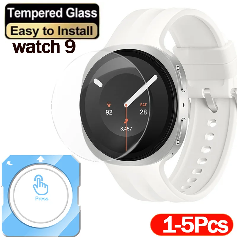 For Samsung Galaxy WatchWatch 9 40mm /44mm Screen Protector Tempered Glass Full Coverage Protective Film