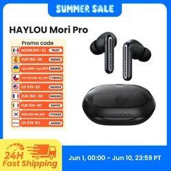 Наушники HAYLOU Mori Pro Bluetooth 5,4 —43 дБ ANC, наушники с активным шумоподавлением, 6 микрофонов, беспроводные наушники, срок службы батареи 35 часов