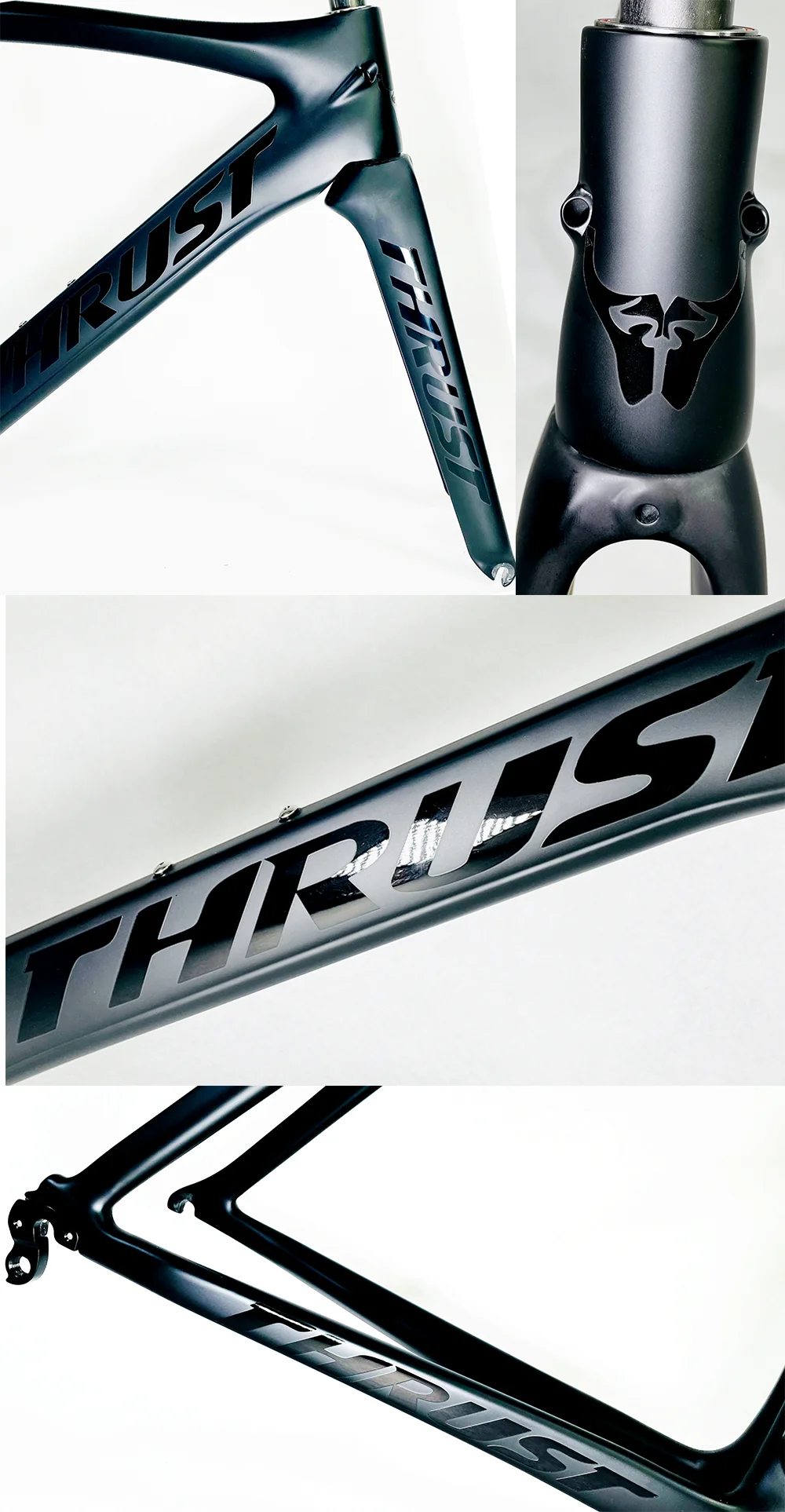 ship from spain THRUST T1000 Carbon Road Bike Carbon Fiber Frame Bicycle 700C Wheel Bicycle Accessories Di2 And Mechanical