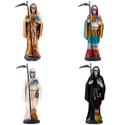 Santisima Muerte varios tamaños y colores Figura con acabados muy bonitos en resina Santeria y Religiones del mundo Yemanya, Obatala,