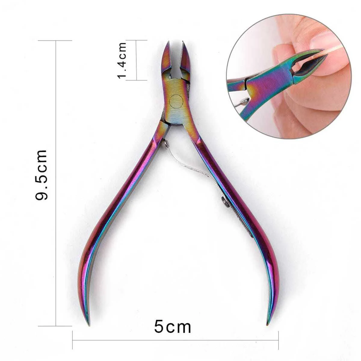 4 stks/set Professionele Rvs Nail Cutter Schaar Tangen Muti Functie Cuticle Pusher Remover Nail Care Manicure Kits - afbeelding 1
