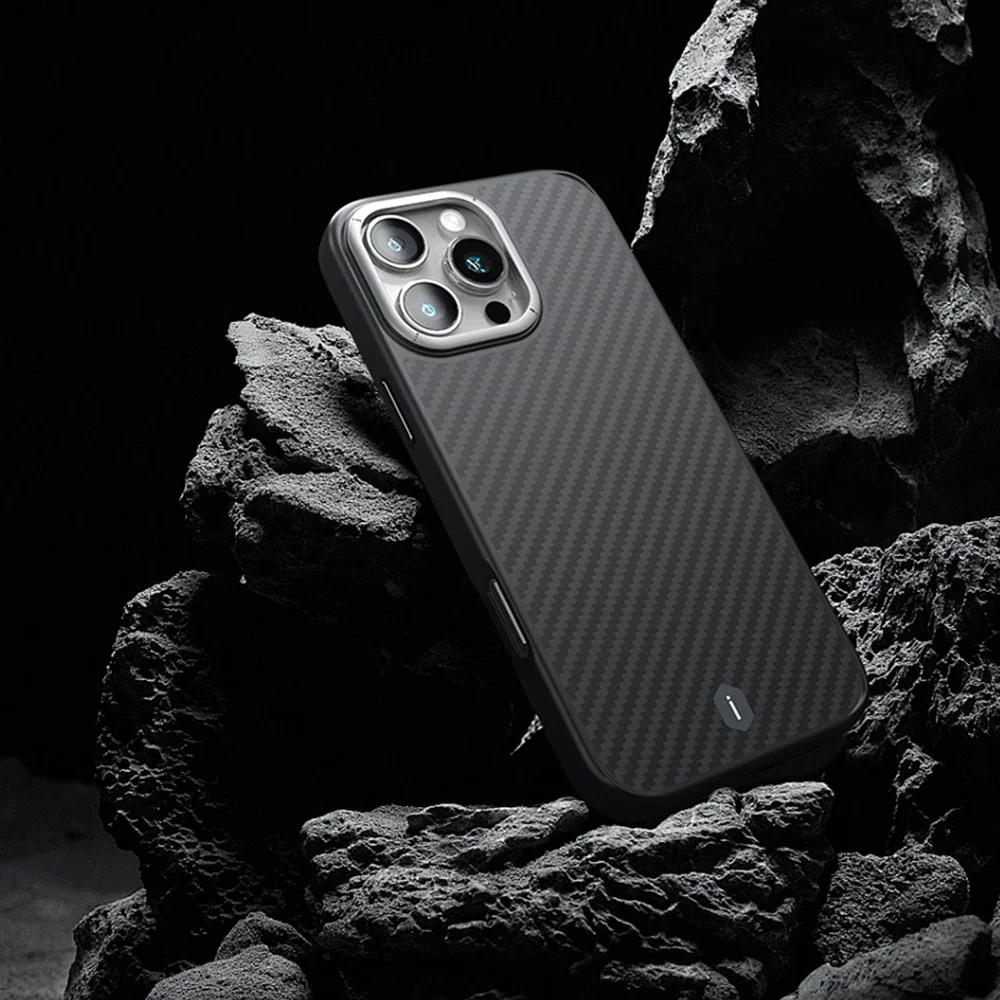 Etui WiWU Kevlar do telefonu iPhone 17 Pro Max, z ramką TPU, odporne na odciski palców, do iPhone 16 Pro, z magnetycznym mocowaniem N52. — zdjęcie produktu 7