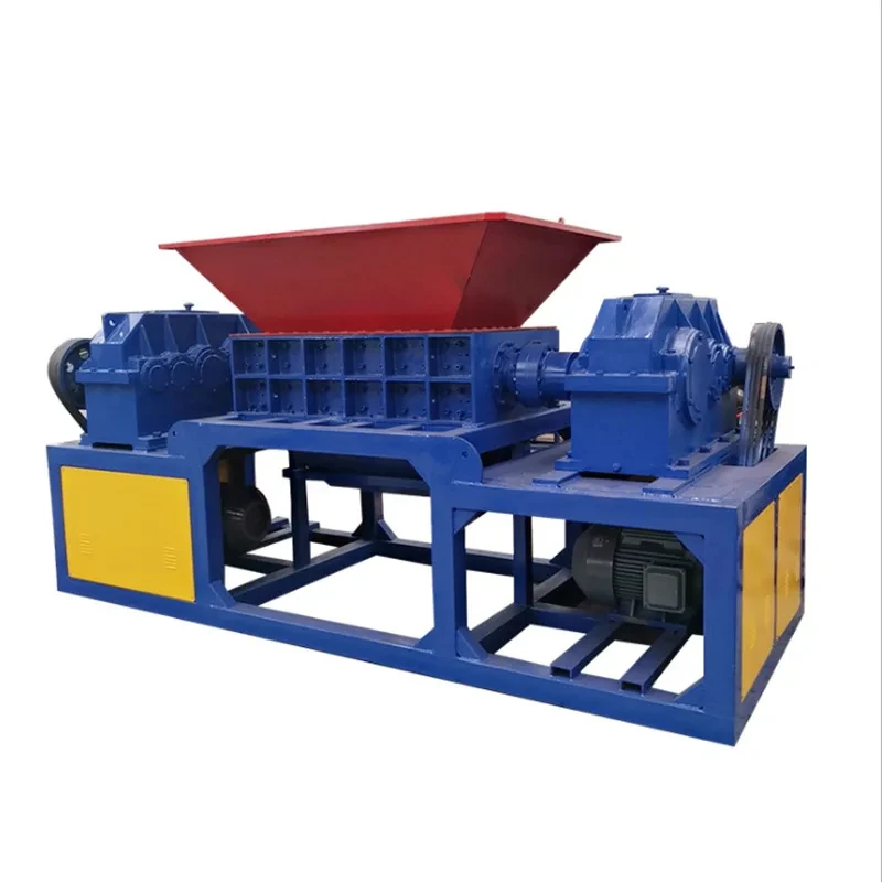 

shaft shredder chassis metal shredding refrigerator air conditioning disassembly separation Scrap motorcycle shredding