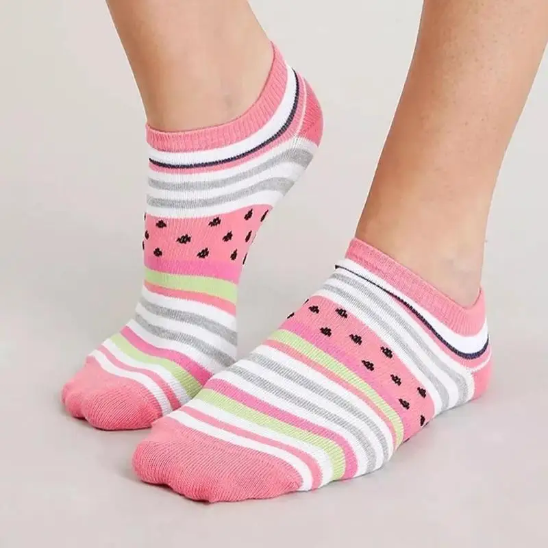 Kit 12 Pair Women's Multicolor Casual Short Cano Color Varied Socks