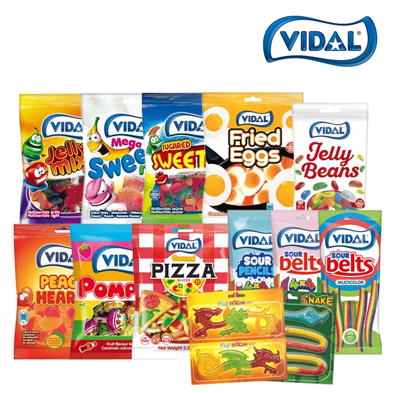 Vidal gelatina para aperitivos, 3 tipos, 6 tipos, 9 tipos, entrega aleatoria, huevo agrio, pizza