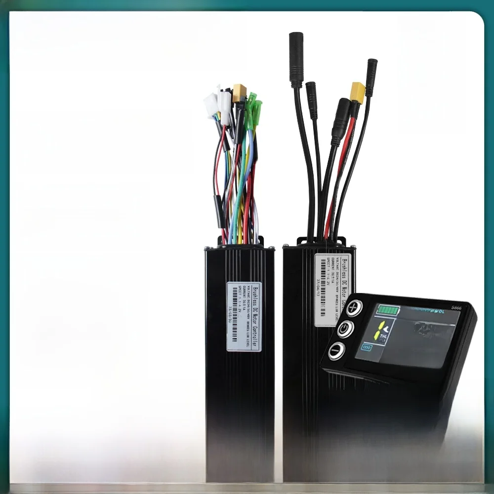AliExpress RICETOO Three-Mode 26A Sine Wave Controller with Learning Line With LCD Display For 500W 750W Electric Bicycle Motor Conversion Parts