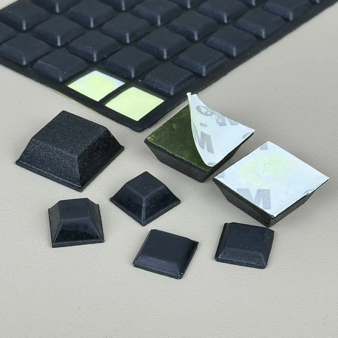 Pieds en caoutchouc auto-adhésifs, coussinets de meubles, protecteurs d'amortisseurs, coussinets de pieds, haut-parleurs pour ordinateur portable, appareils électroménagers, tapis de protection, 1 à