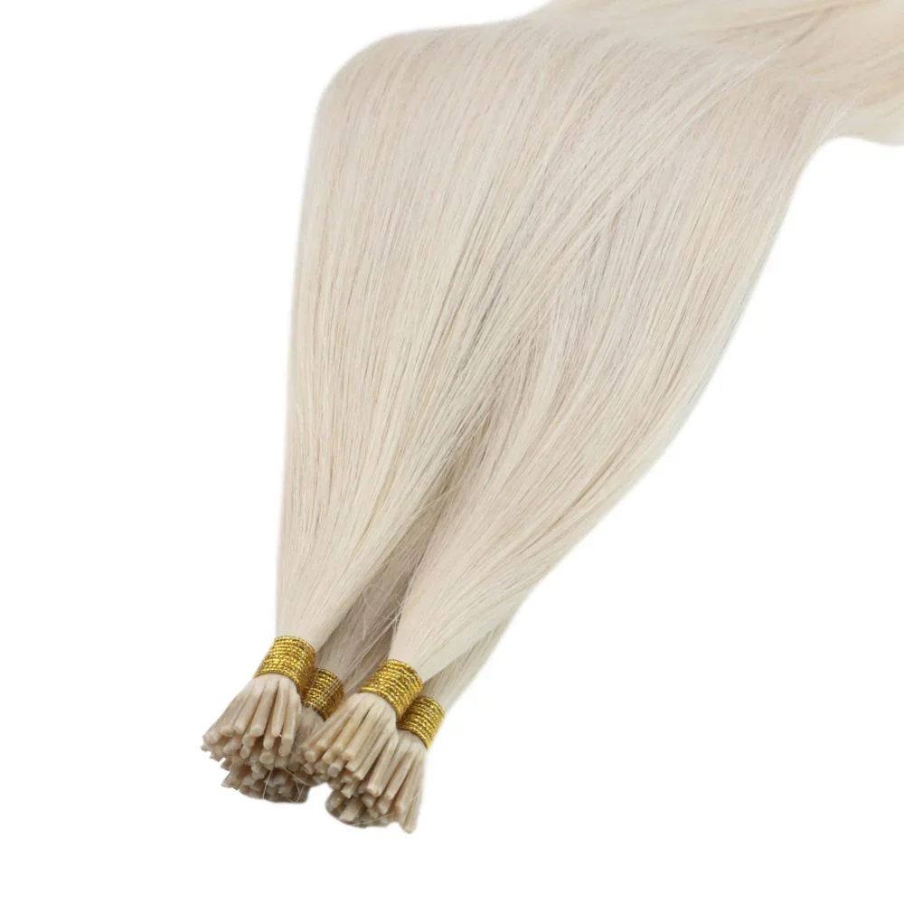 Laavoo i ponta remy extensão do cabelo humano 100s 16-22 polegada 100% cabelo humano brasileiro real 80g em linha reta fusão fria vara itip cabelo