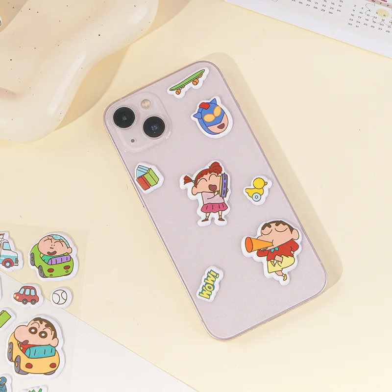 Crayons shin-chan cute stickers, stationery mobile phone suitcase water bottle computer diary stickers, party Christmas gifts