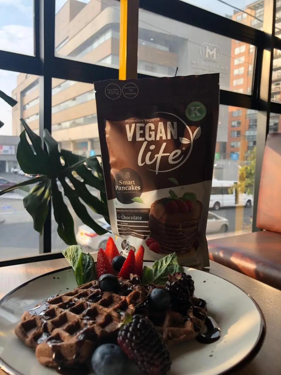 (2 confezioni) Pancake Smart al cioccolato Vegan Life da 14 once