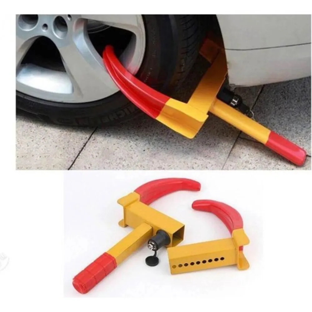 Trailer & Caravan Wheel Lock Wheel lock for all vehicles such as caravans, cars, trucks, trailers, motorcycles, ATVs etc.