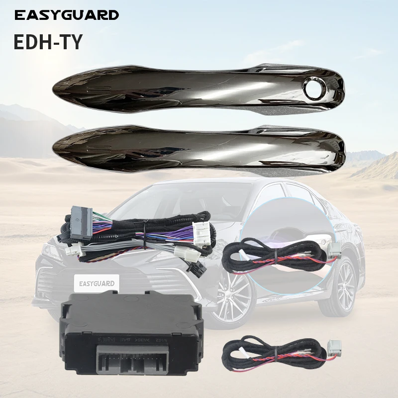 EASYGUARD Comfort Access Touch Door Handle Chromed handles keyless Entry System Fit For Toyota Camry with OEM Push Start Only