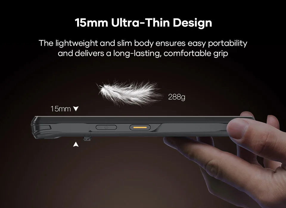 UNIWA M600 4G Ultra thin Industrial Handheld Android PDA 6 Inch 4GB+64GB Removable 4850mAh Battery 2D Scanning Smartphone NFC