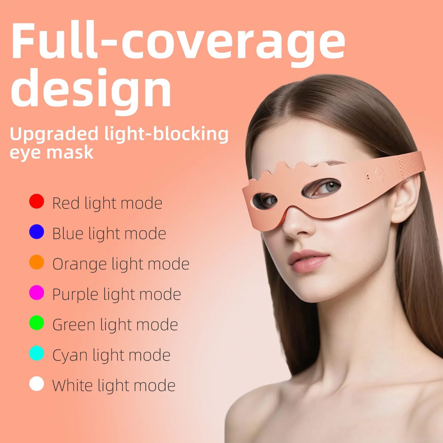 

Red light beauty eye mask eye wrinkles wrinkle removing crow's feet bags multifunctional beauty eye instrument phototherapy mask