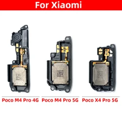 Loudspeaker For Xiaomi Poco X4 Pro 5G / Poco M4 Pro 4G 5G Loud Speaker Buzzer Ringer Flex Cable Replacement Parts