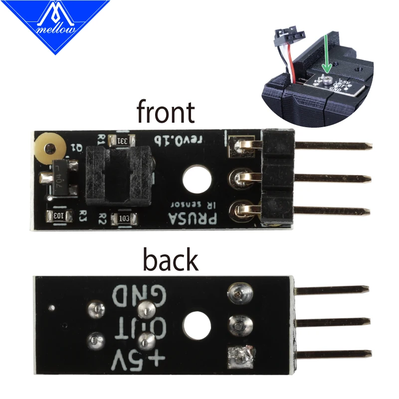 Mellow Prusa I3 Mk2.5/mk3 To Mk2.5s/mk3s Filament Sensor Kits Upgrade Detect Stuck Filament Sensor For 3D Printer Parts