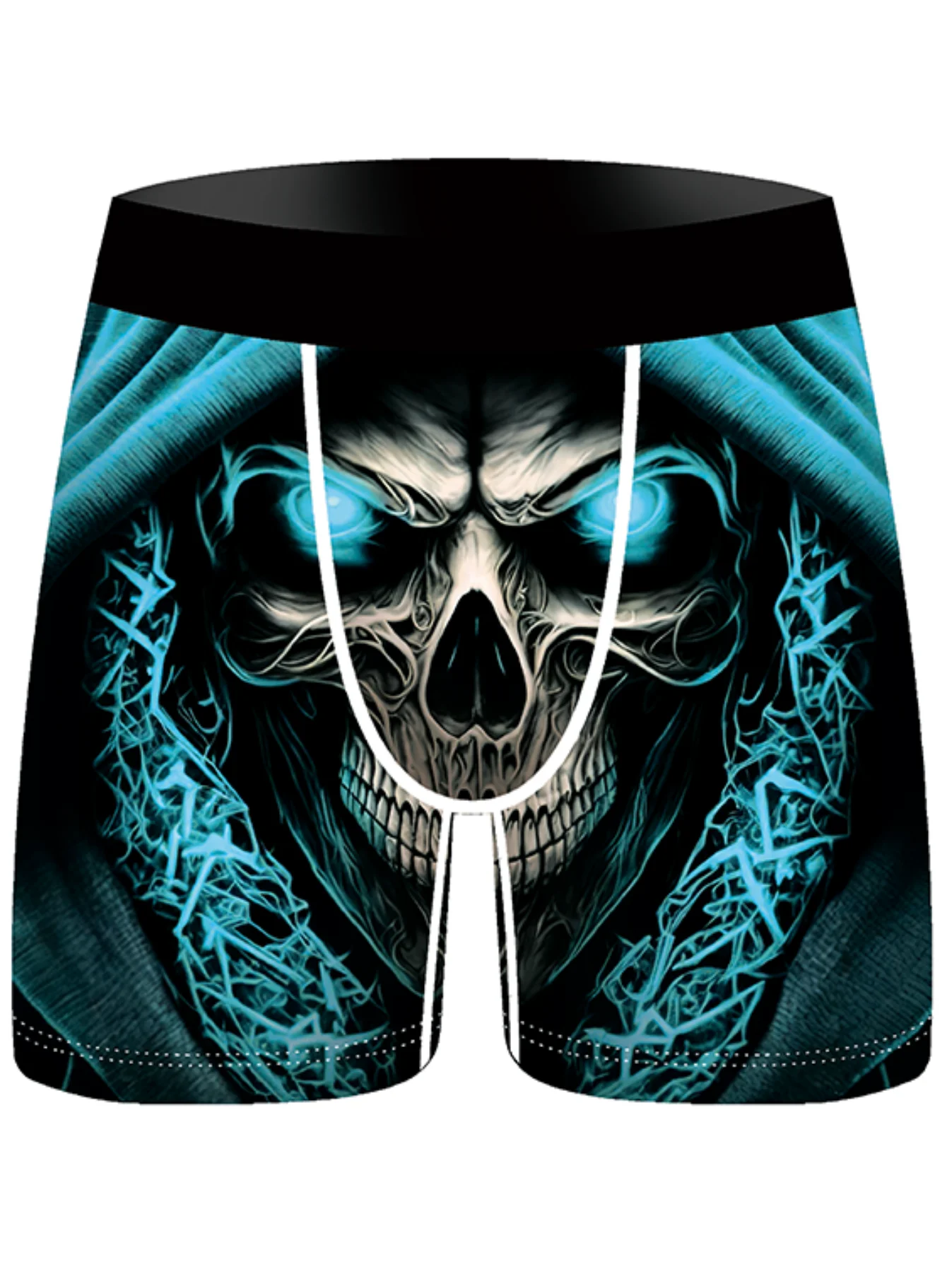 3Pcs Men Underwear Boxers Flame Man Boxershorts Breathable Men's Panties Lingerie Men Boxer Briefs Underpants