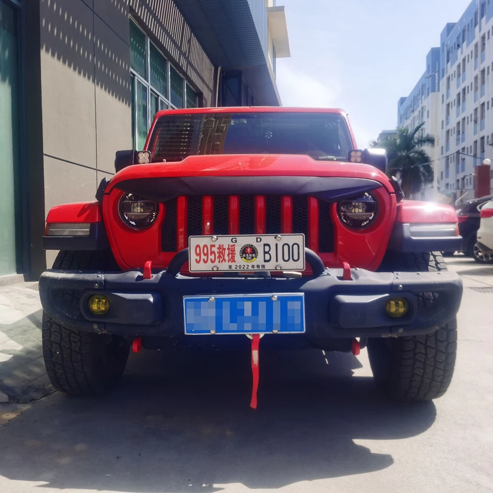 

*Lantsun* JL1275 grille Decorative bar for jeep for wrangler JL 2018+ Grill Decorative bar