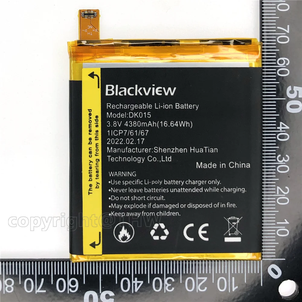 100% Genuine Original 4380mAh DK015 Blackview BV9900 Battery For Blackview BV9900/BV9900 Pro Replacement Batteria+Free Tool