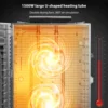 상업용 등급 식품 탈수기 기계, 110V 1500W 스테인리스 스틸 20 트레이 용량, 터치 컨트롤 LED 디스플레이, 24H 타이머 건조기 3