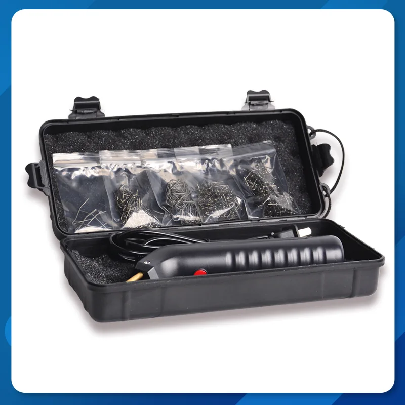 Plastic Welding Machine Kit – Automotive Bumper Crack Repair Gun with Hot Stapler & Soldering Iron (Garage Tool)