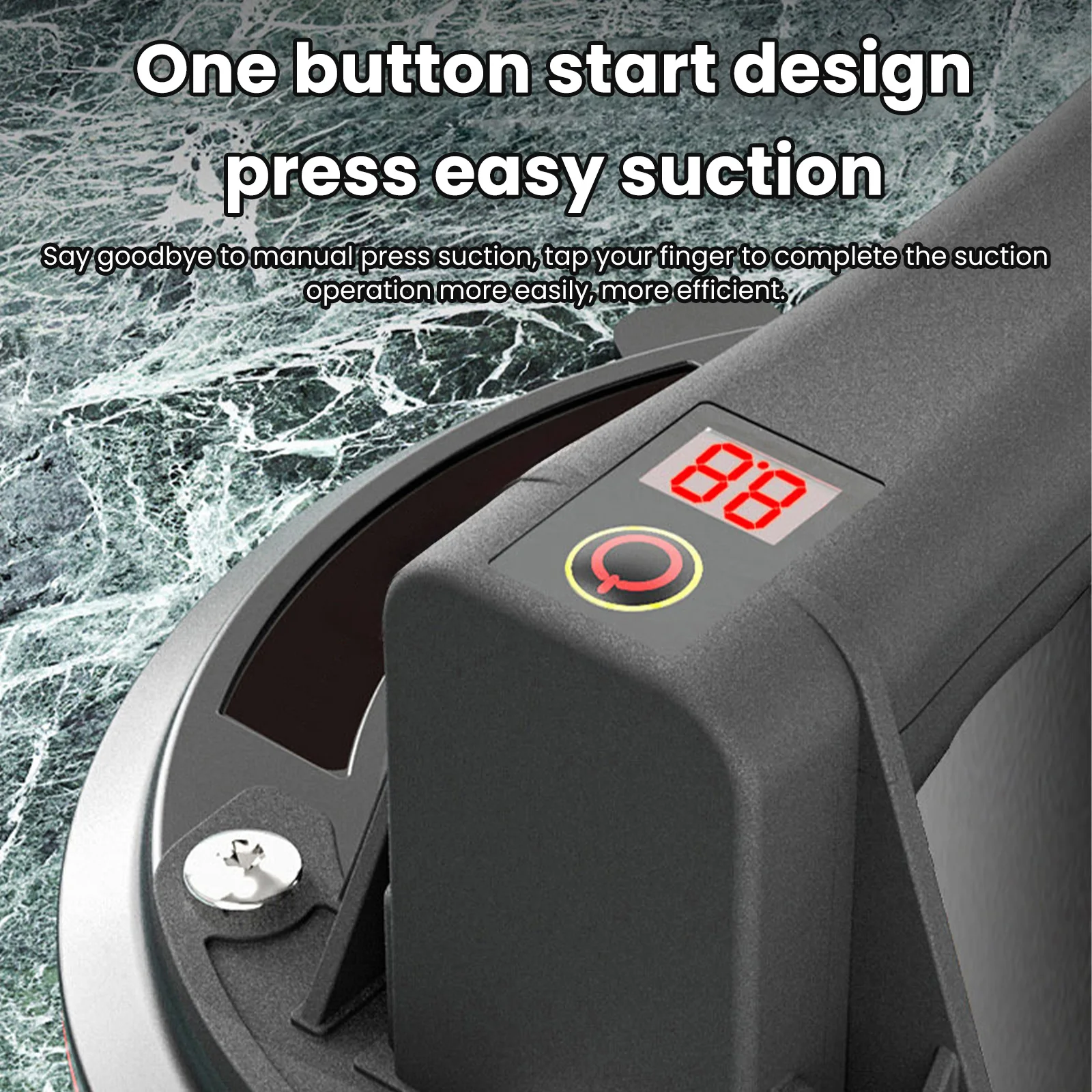 200 كجم الحمولة 8 بوصة الكهربائية كوب شفاط المكنسة الكهربائية رافع الثقيلة باليد رافع للزجاج لتحريك بلاط الجرانيت الكبير