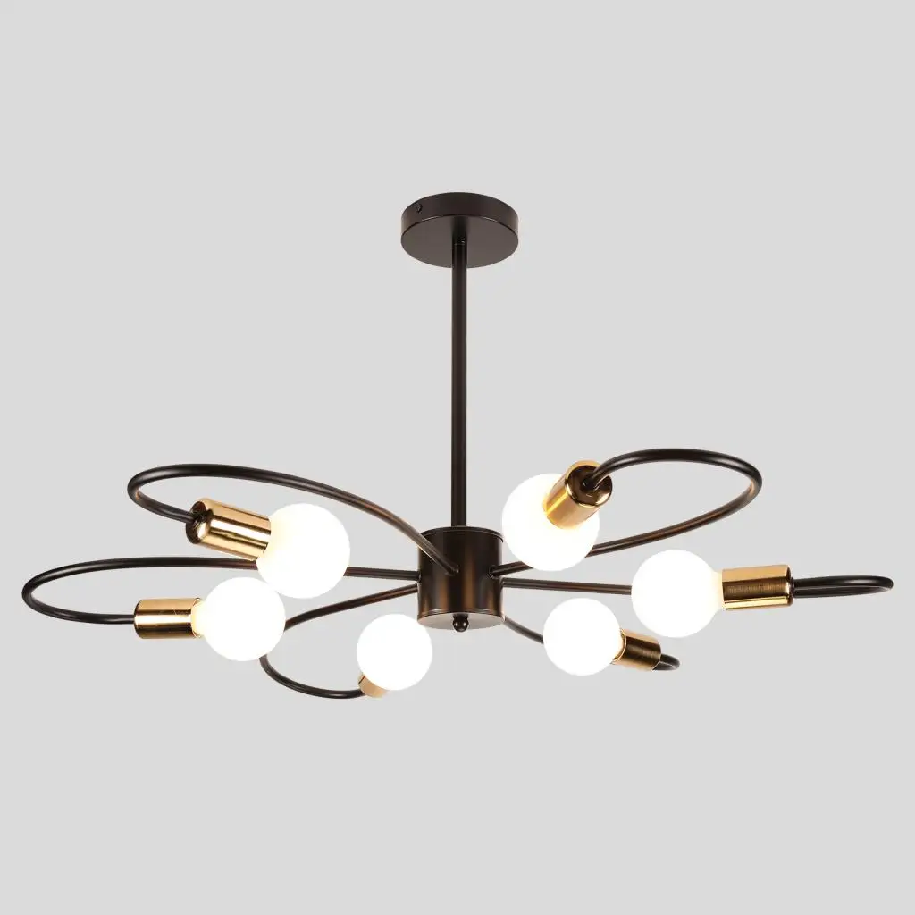 

Nordic Sputnik Chandelier Minimalist Ceiling Pendant Lights For Living Room Bedroom Restaurant Hotel Indoor Decorative Lighting