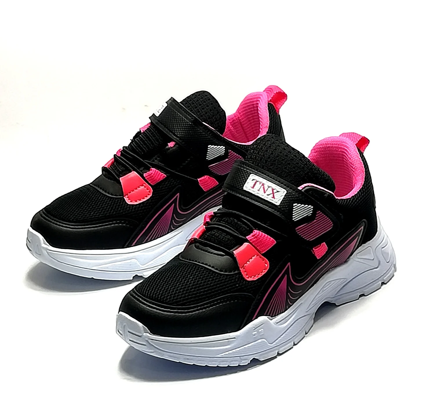 

sneakers for girls black pink comfortable luxury soft interior design breathable casual school and walking shoes flashy